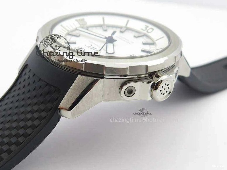 MIROTIME 0214 TechFriendly Aquatimer Automatic SS IW329003 V6F 1:1 Best Edition On Black Rubber Strap MIYOTA 7271